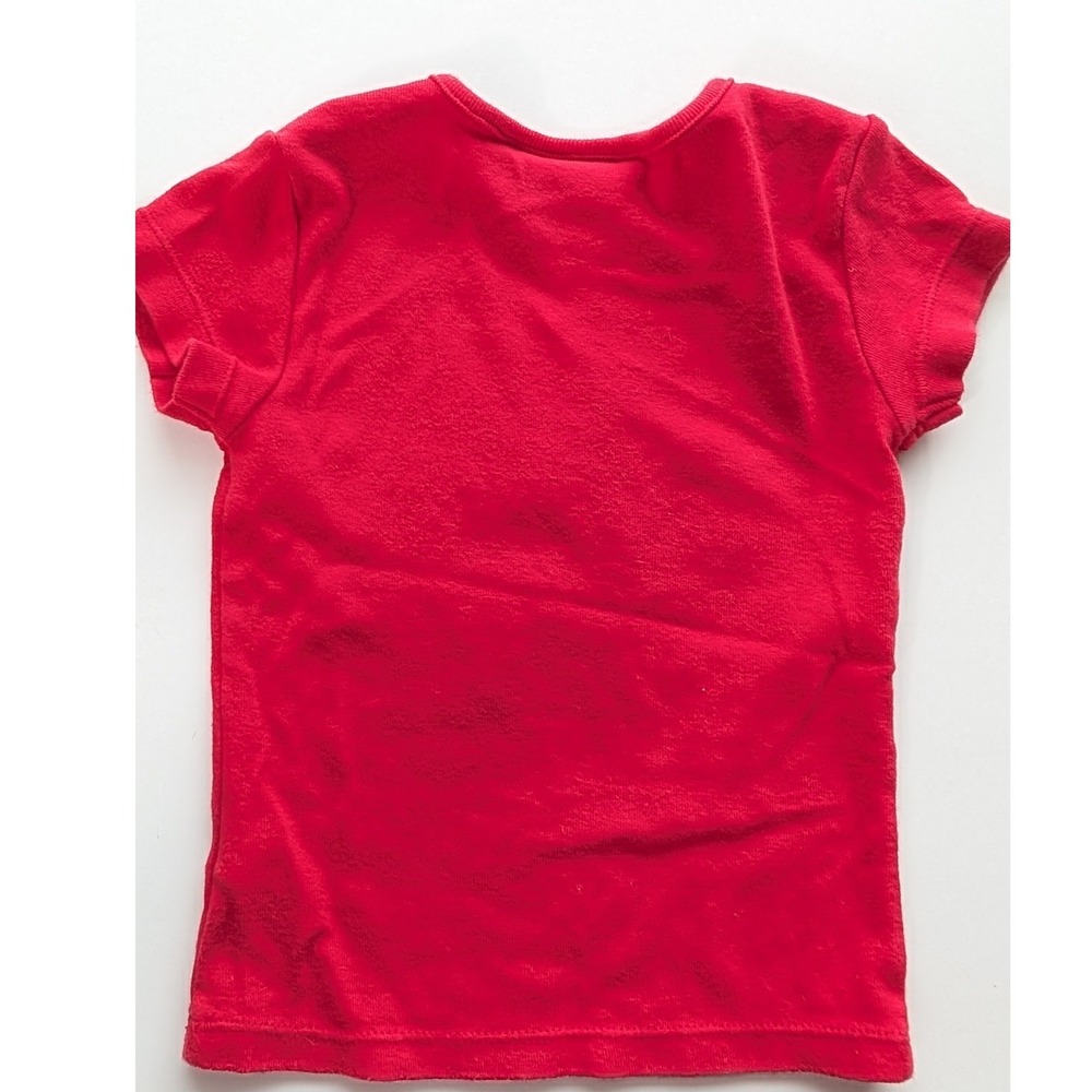 Disney Baby Minnie Mouse‎ Red T Shirt Top Girls 36 Months Applique Y2K - Picture 4 of 4